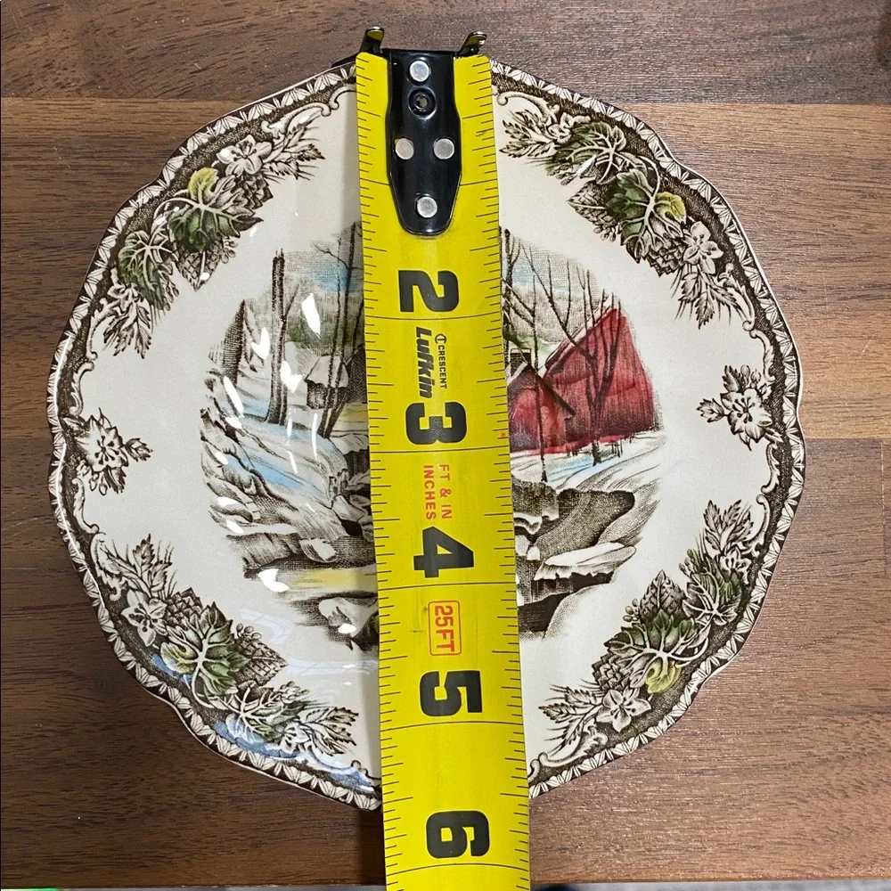 Johnson Brothers “The Ice House / The Friendly Village” Dinnerware Saucer - Picture 5 of 10